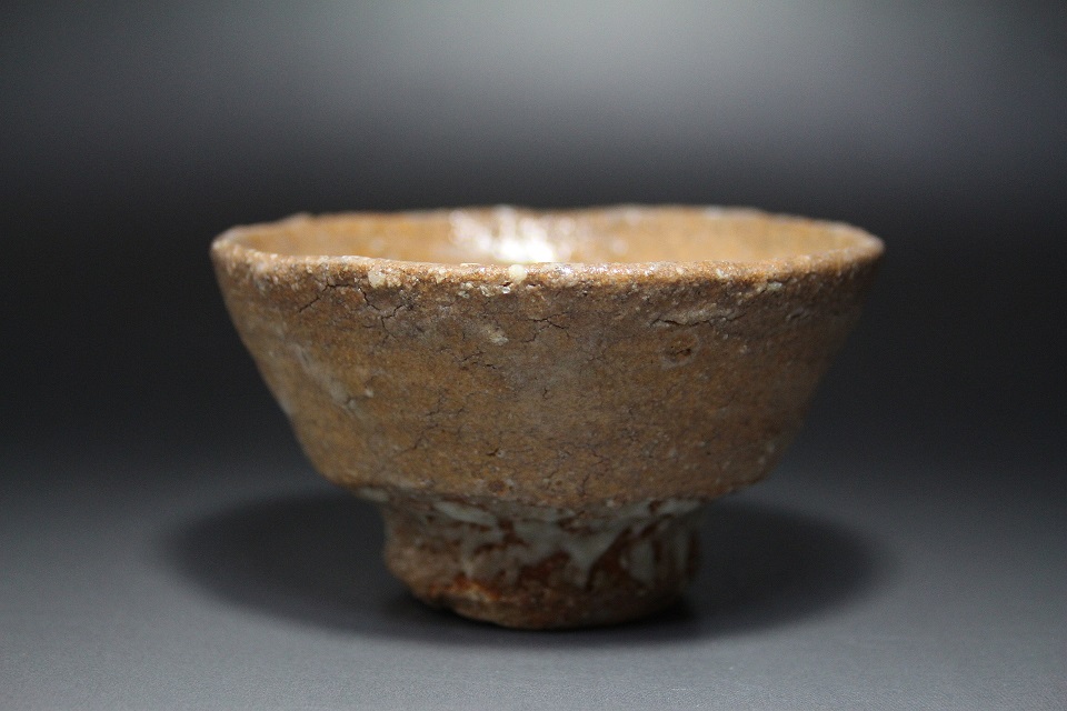 □人気作家□大前 悟□鬼ヶ島井戸盃□個展作品未使用品□ 古井戸茶碗