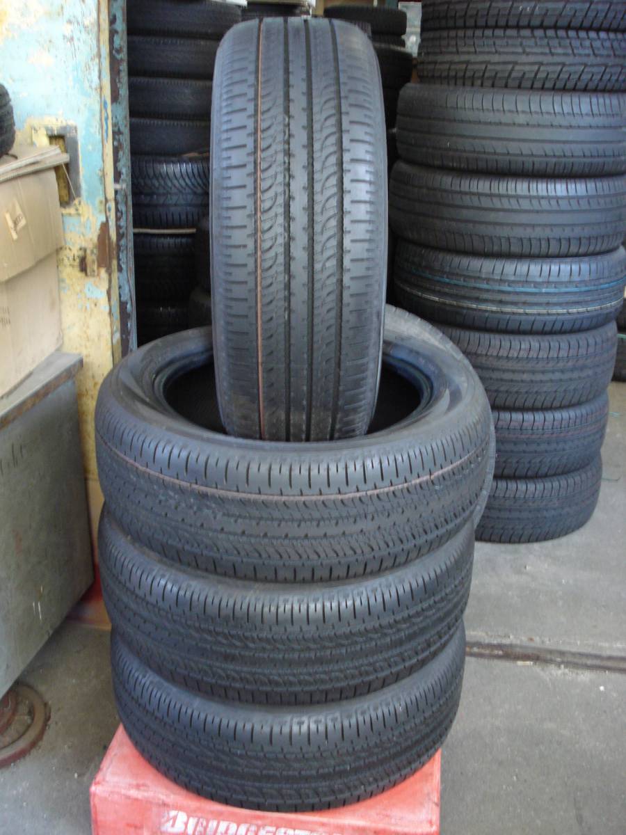 225/55-18　ヨコハマ ジオランダーSUV　イボ付き10分山　4本セット