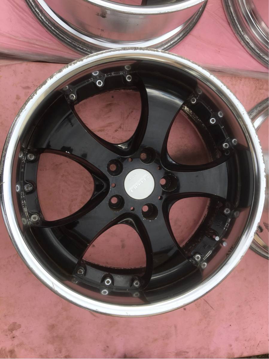 AME シャレン シュリフト 18インチ 114.3 8J 9J 4本 深リム 18インチ 