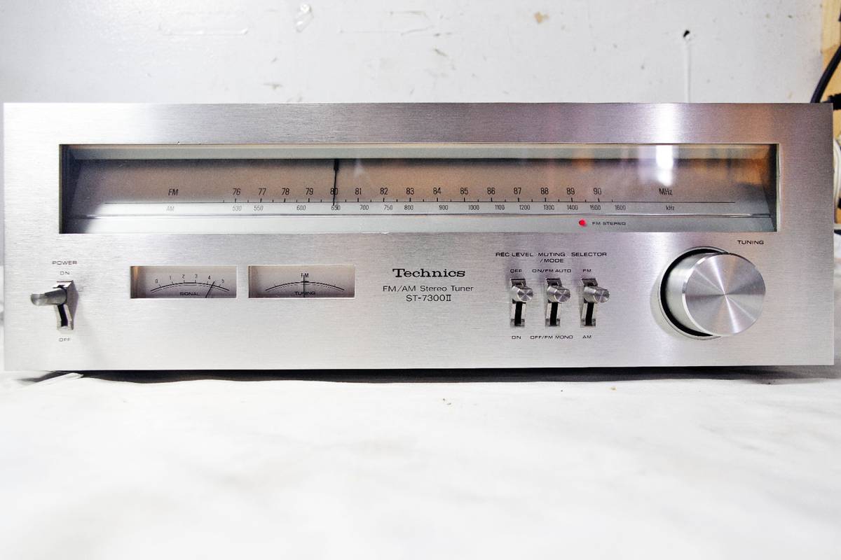 ☆Technics AM/FM-STEREOチューナー ST-7300 II☆Pa-1 動作確認済Technics