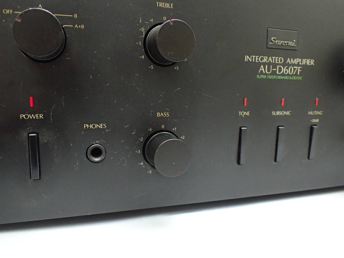 SANSUI プリメインアンプ AU-D607F　サンスイ
