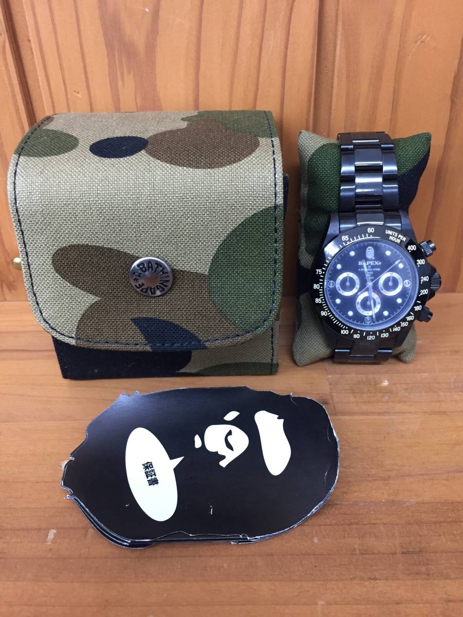 BAPEX 腕時計 自動巻エイプ A BATHING A BATHING APE BAPEX 腕時計 APE