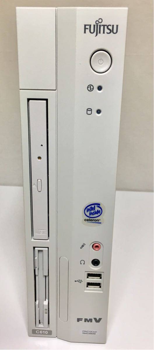 5. 富士通 FUJITSU 省スペース型 FMV-C610 FMVC10C1A1 WindowsXP Cel 2.3GHZ 【未使用品】