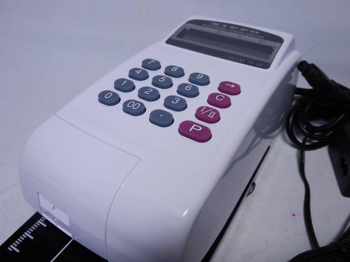 ニッポー ΘNIPPO 電子チェックライター FX-45 ニッポー チェック 