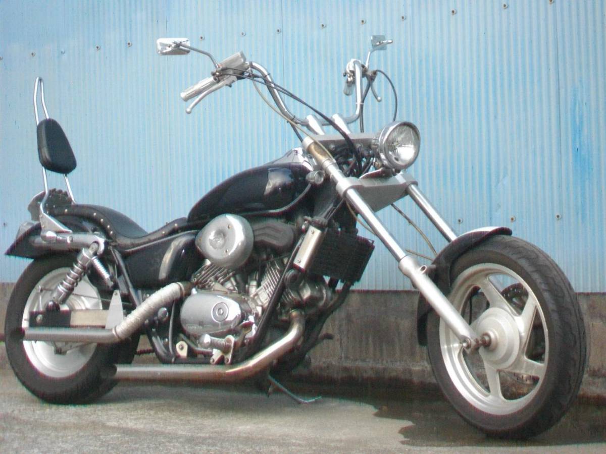 マグナ250(MC29) ロングフォーク仕様車! エンジン好調! 福島発 