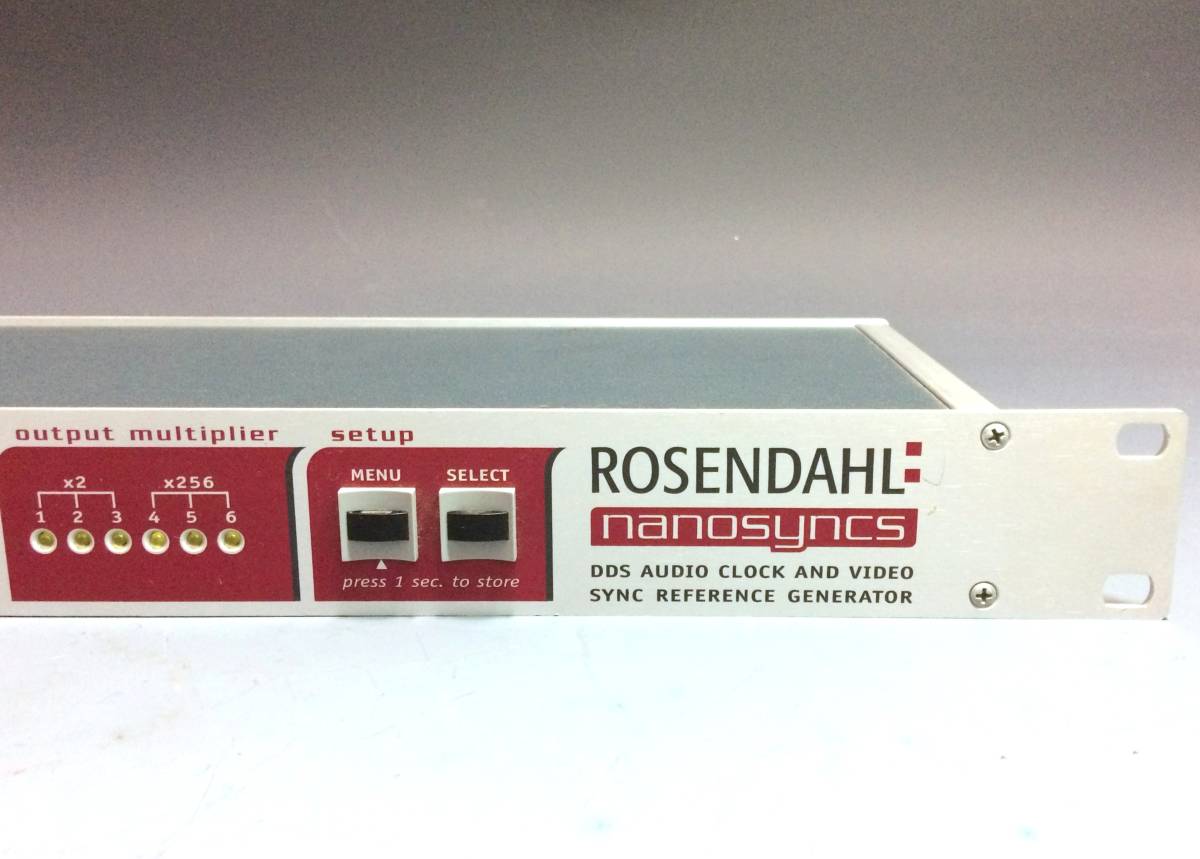 Rosendahl Nanosyncs マスタークロック 値引き可能 Rosendahl Nanosyncs マスタークロック 値引き可能 海外ブランド 完動