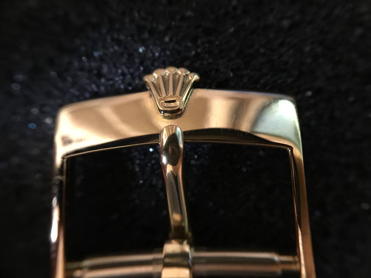 ロレックス ROLEX 尾錠 バックル 純正 本物 美品 16mm 正規品 金無垢 