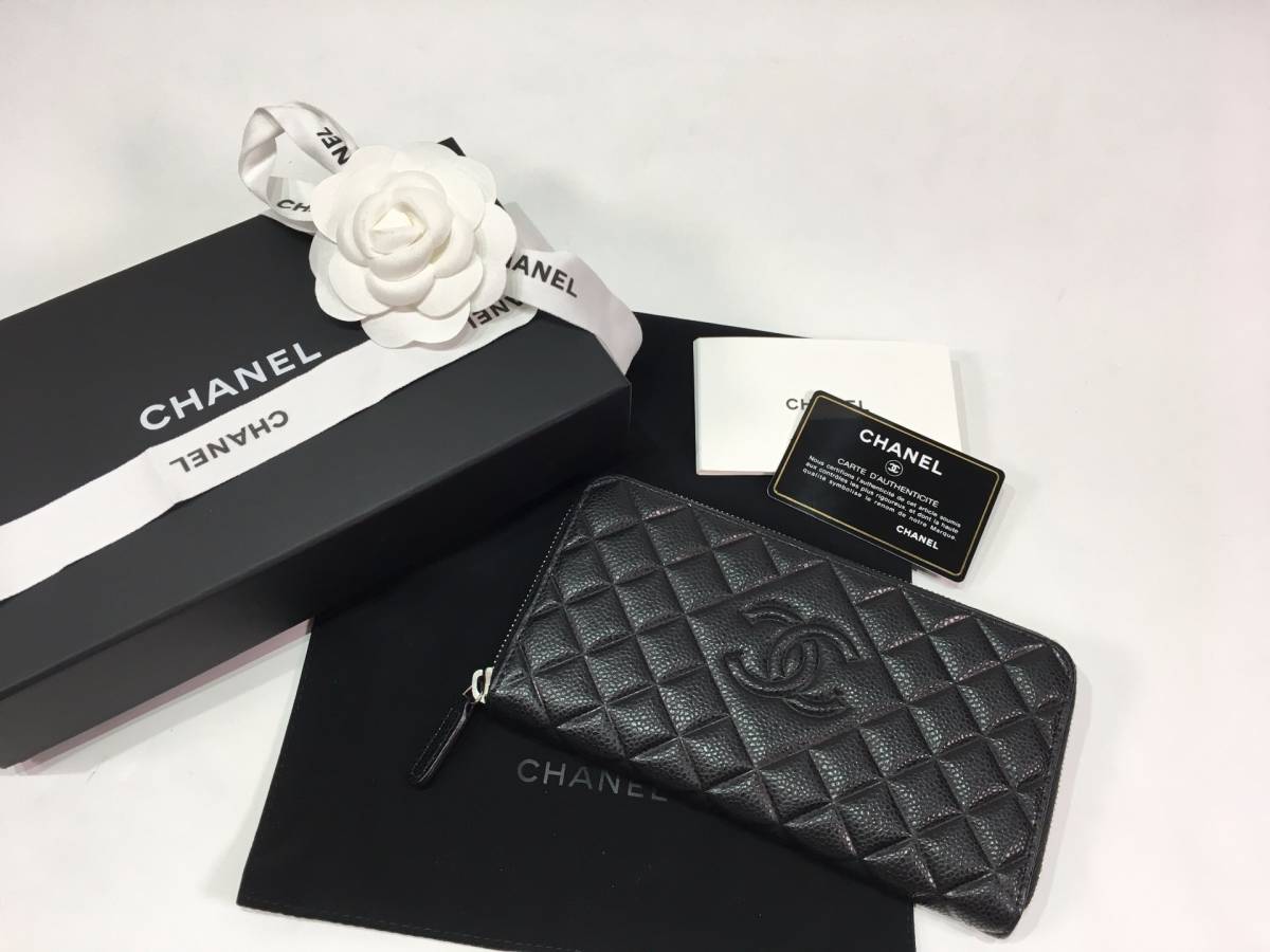 シャネル □税込□ CHANEL【シャネル】ラウンドファスナー レディス 