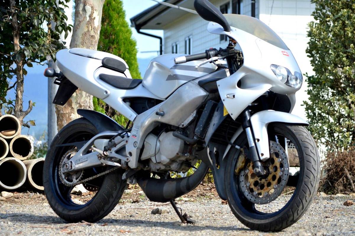 最低落札価格なし!! アプリリア　RS125　実動仕上げベース