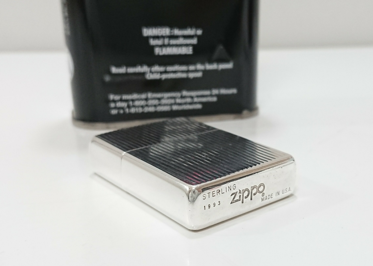 Zippo sterling ... エンジンターン Yahoo オークション 値下げ 激レア 