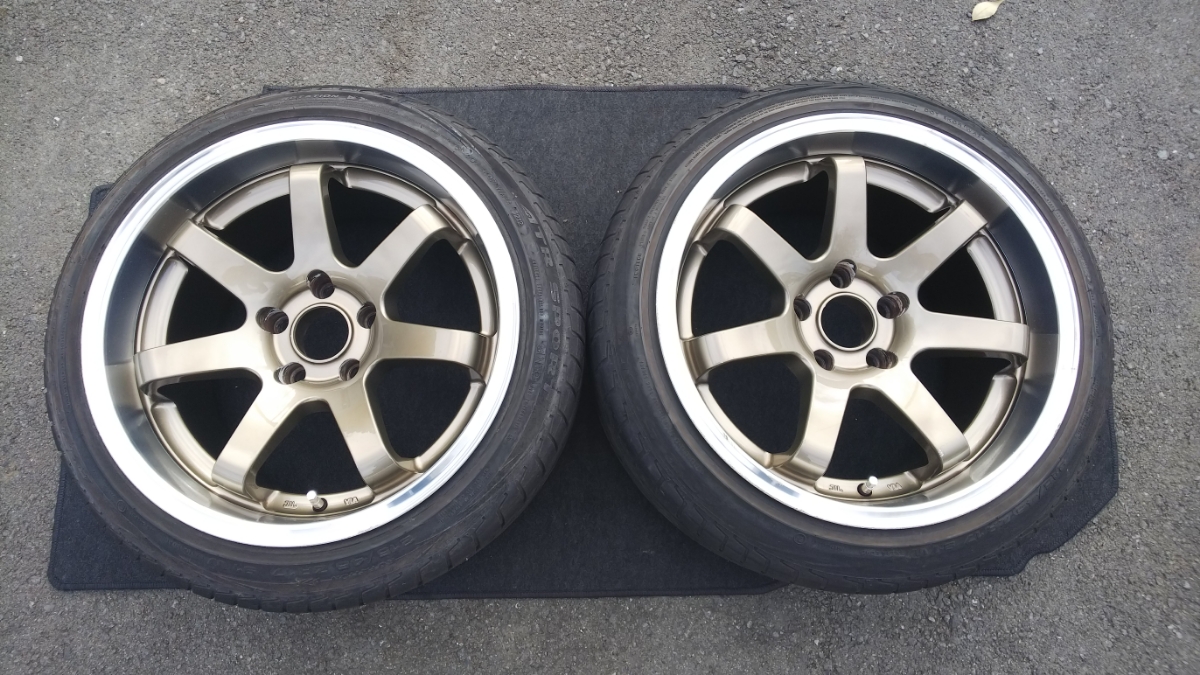 オリジン ＯＲＩＧＩＮ製 ホイール ＤＮＡ－０１、17インチ 9.5J+15 絶版 希少 ドリケツ 