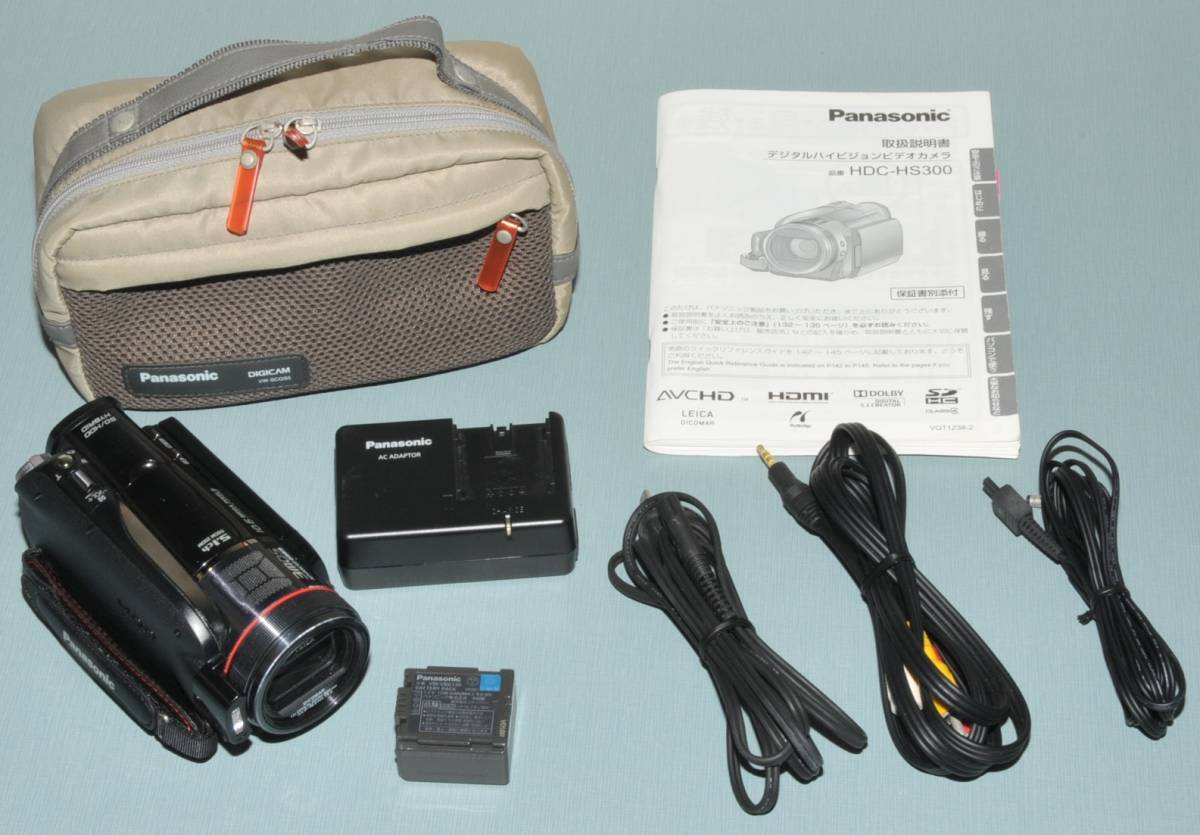 Panasonic HDC-HS300 ビデオカメラ レトロ Panasonic 【公式通販】