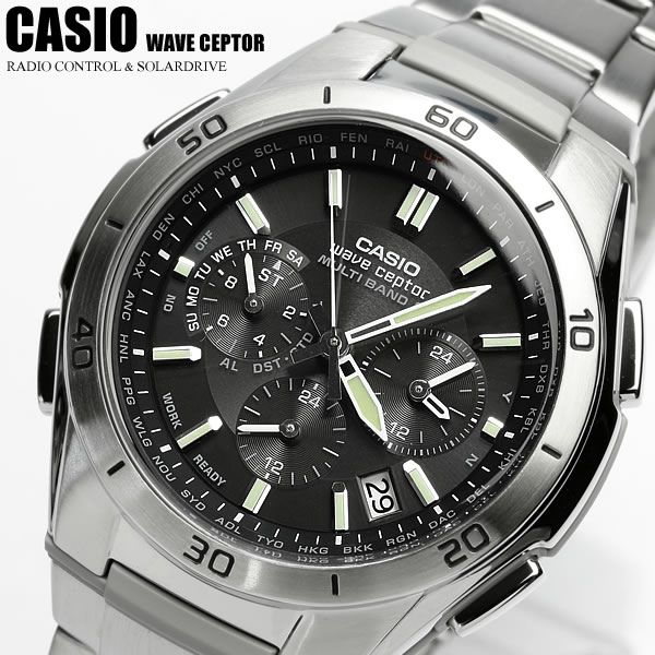 新品 カシオ CASIO WAVE CEPTOR ウェーブセプター 腕時計 マルチバンド 
