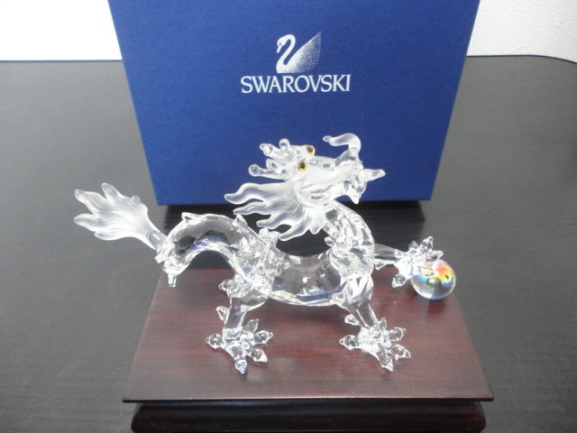 SWAROVSKI スワロフスキー 置物 ドラゴン スワロフスキー ドラゴン L