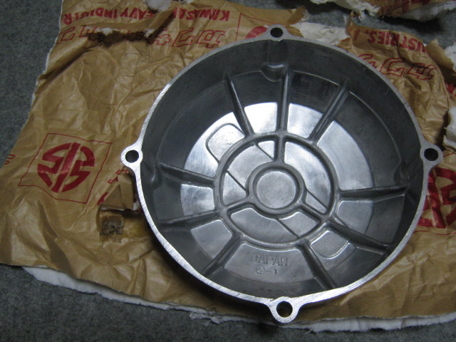 カワサキKH250KH400アルミ製 ポイントカバー カワサキKH250用ポイントカバー新品KH400マッハ