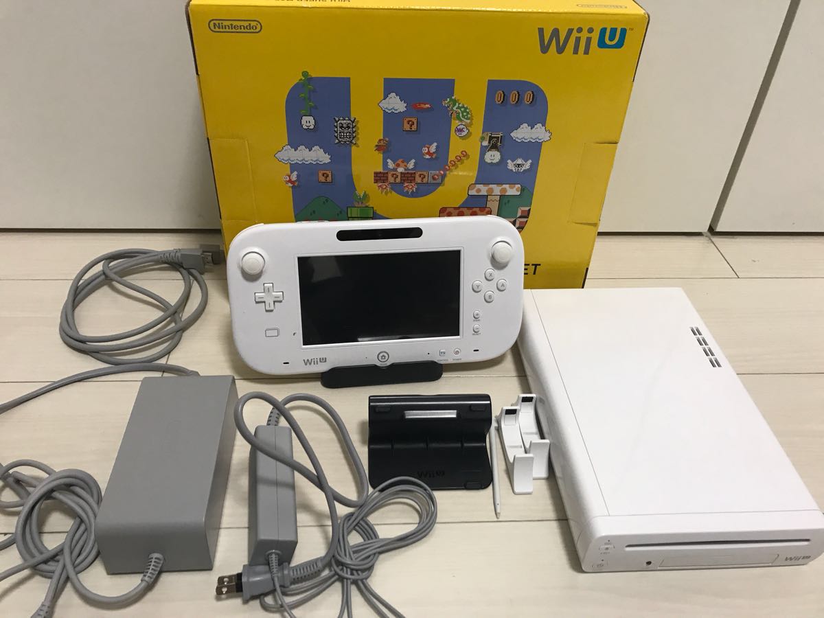 中古美品】ニンテンドーWiiU本体 スーパーマリオメーカーセット