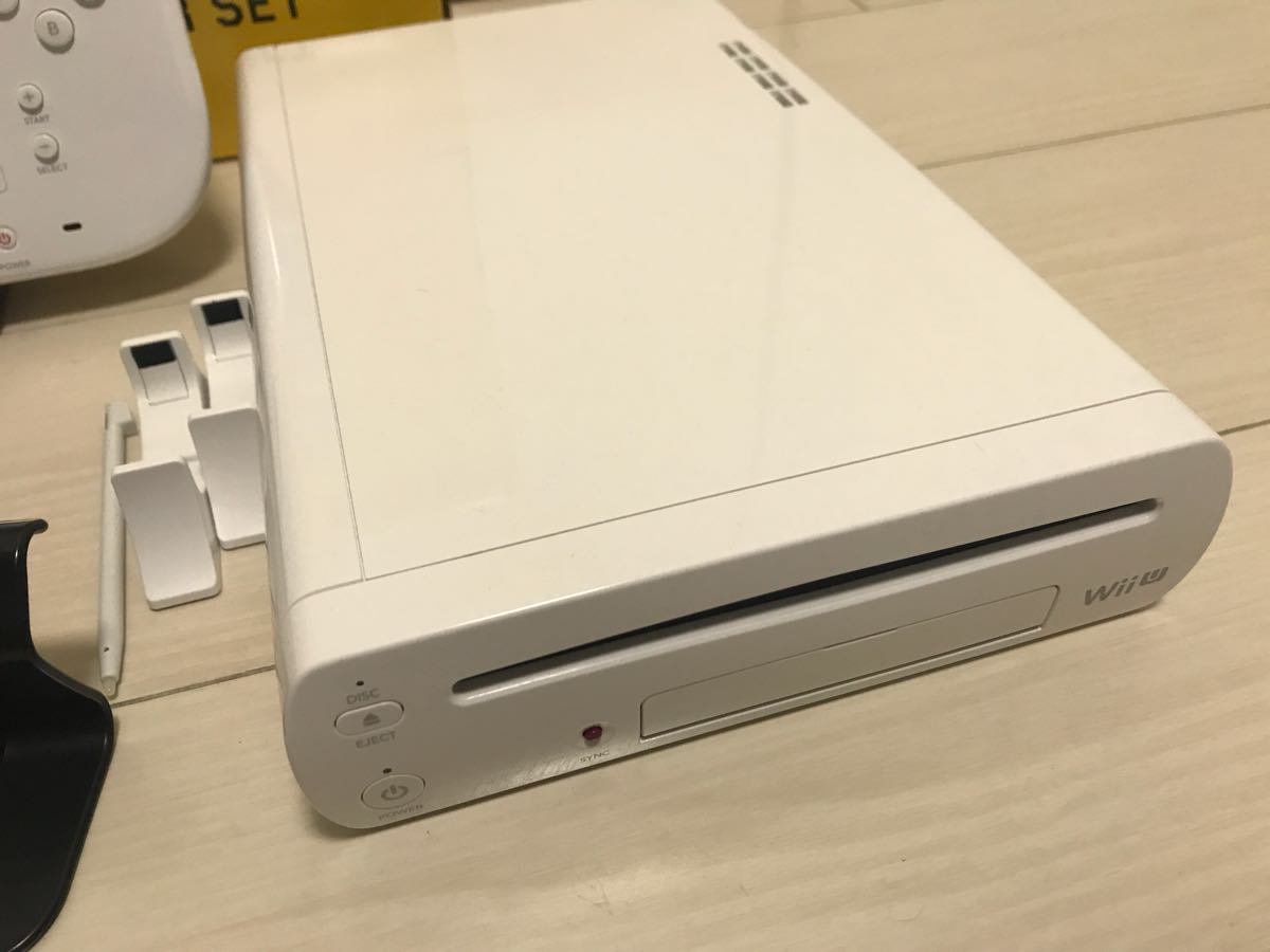 任天堂　wiiU 本体　スーパーマリオメーカー　美品 中古美品】ニンテンドーWiiU本体 スーパーマリオメーカーセット