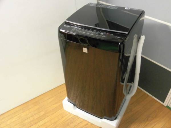 ☆ハイセンス 全自動洗濯機 HW-G55E4KK （5.5Kg）ガラストップデザイン 