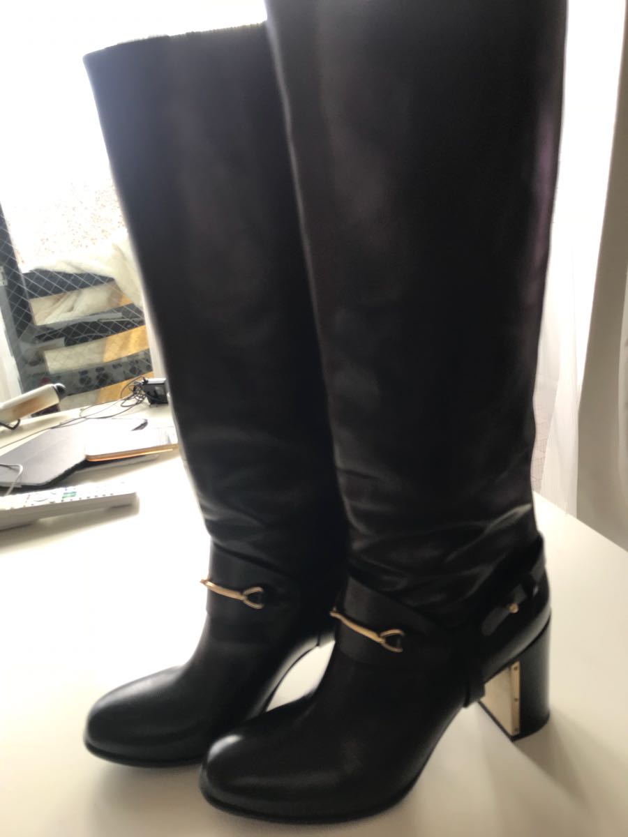 サルトル ブーツ サイズ38 箱 保存袋あり 裏張り済 黒