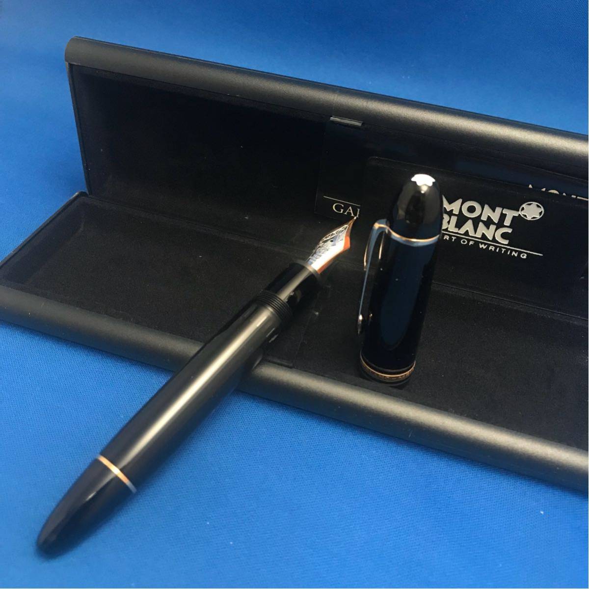 未使用新品【モンブラン万年筆 マイスターシュテュック149 】中白ニブ 