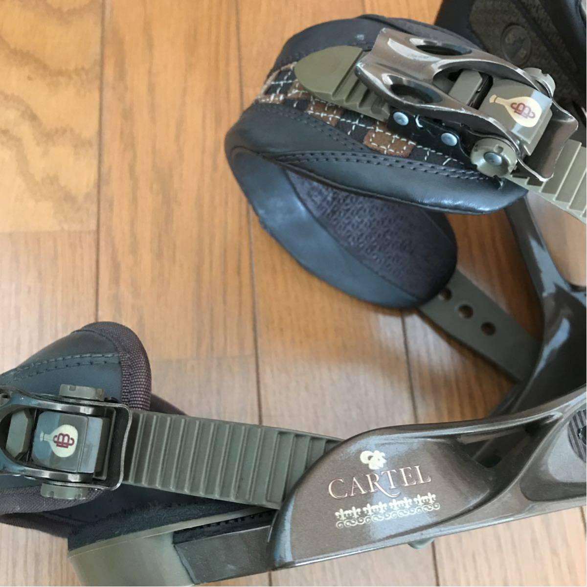 バートン ビンディング カーテル M ブラウン おしゃれ BURTON（バートン） 24-25 BURTON スノーボード ビンディング Cartel