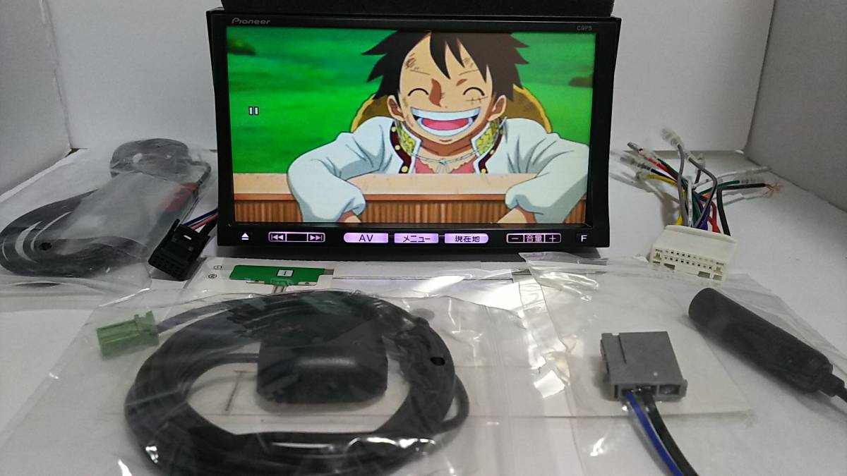 メモリー楽ナビMRZ0247Zm・ ワンセグ・bluetooth・DVD・SDオーディオ・ワンセグケーブル一式新品新品付属・動作保証☆
