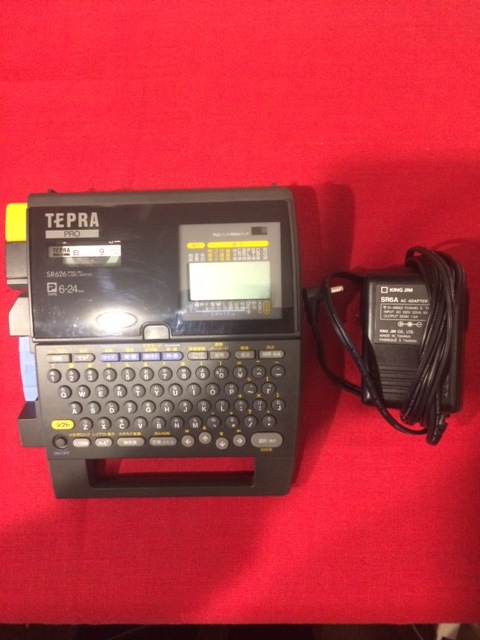 テプラプロ TEPRA PRO SR626 King Jim LABEL Writer 6-24mm 動作印字確認済
