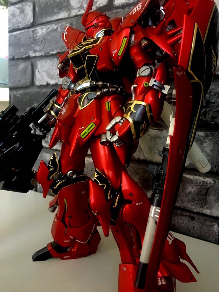 MG シナンジュ 完成品 ガンプラ 塗装済み完成品 修正改造 シナンジュ