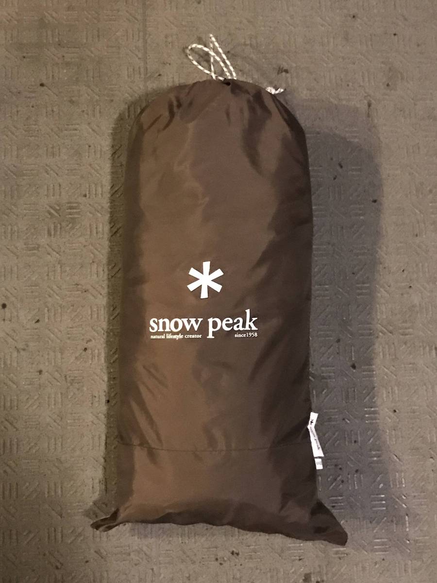 【中古・美品】 スノーピーク ペンタイーズ＋グランドシート snowpeak