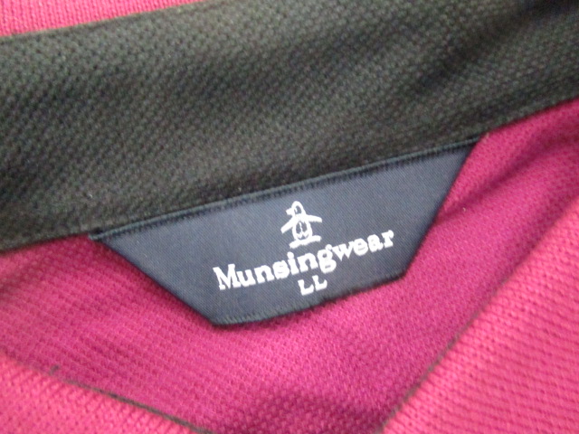マンシングウェア ペンギン Munsingwear バイ by BY チェック柄 penguin Penguin dショッピング コットン ポロシャツ 長袖 |マンシングウェア 60s T