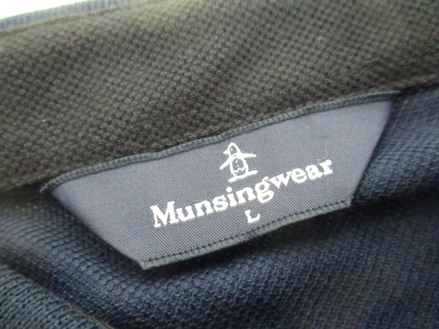 マンシングウェア ペンギン Munsingwear バイ by BY チェック柄 penguin Penguin dショッピング コットン ポロシャツ 長袖 |マンシングウェア 60s T