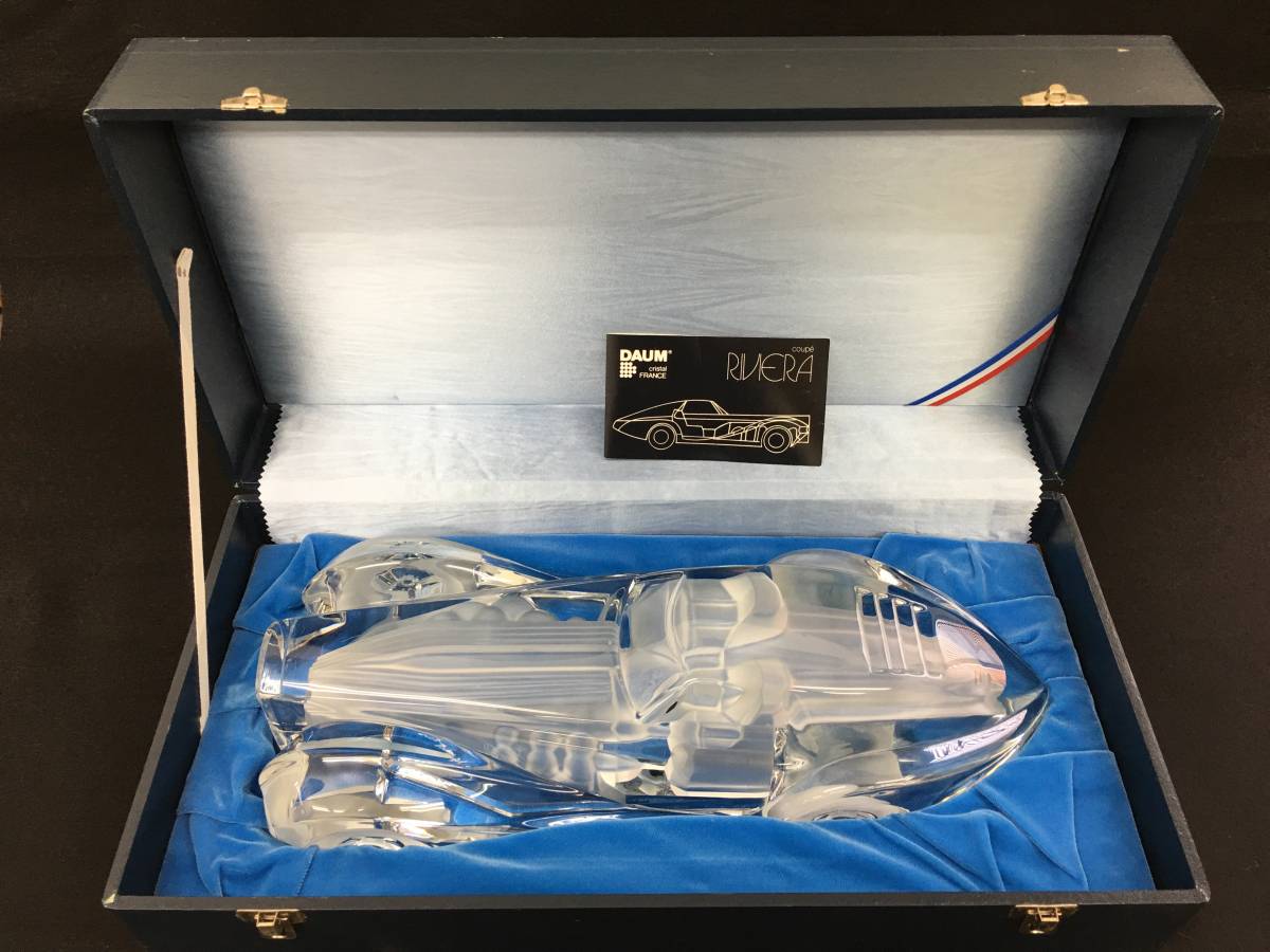 20，000値下げ・稀少！アンティーク Daum Crystal Car Bugatti Coupe