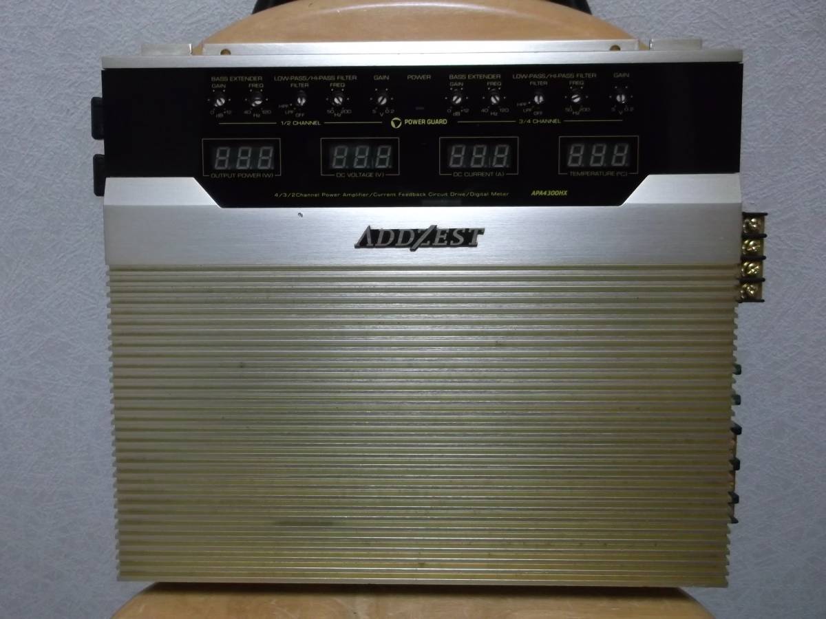 アゼスト APA4300HX 希少動作品ADDZEST 高級パワーアンプ 高音質 名機