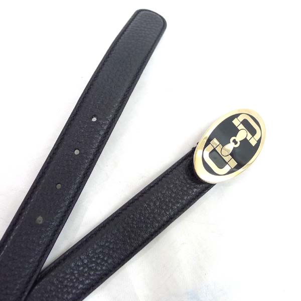 極美品*希少*グッチ*ホースビット柄*バックル*レザー*