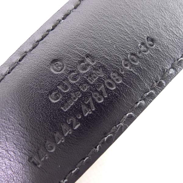 極美品*希少*グッチ*ホースビット柄*バックル*レザー*