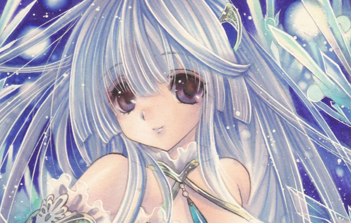 同人手描きイラスト・オリジナル『水晶の精』(手描きイラスト)｜売買