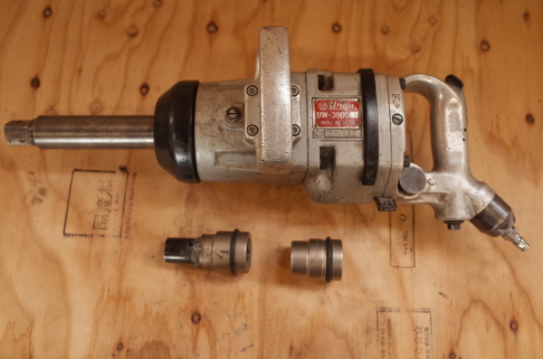 ☆北海道発　瓜生　大型エアーインパクトレンチ　実働品　ＵＲＹＵ