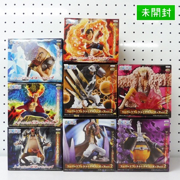 m F581c ワンピース スーパーエフェクト能力者 vol.4 七武海 vol.2 各4種