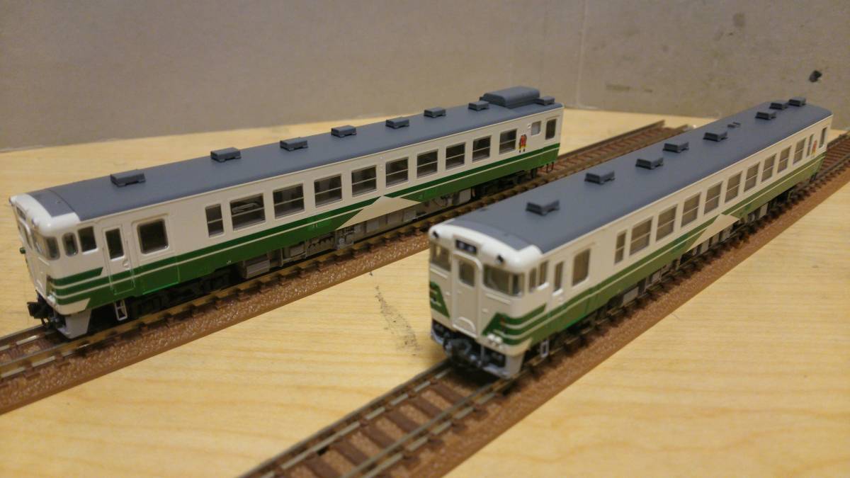 【ジャンク・美品】 TOMIX 98034 キハ48 500形ディーゼルカー（男鹿線）セット　※パーツ差替品（未更新車仕様）