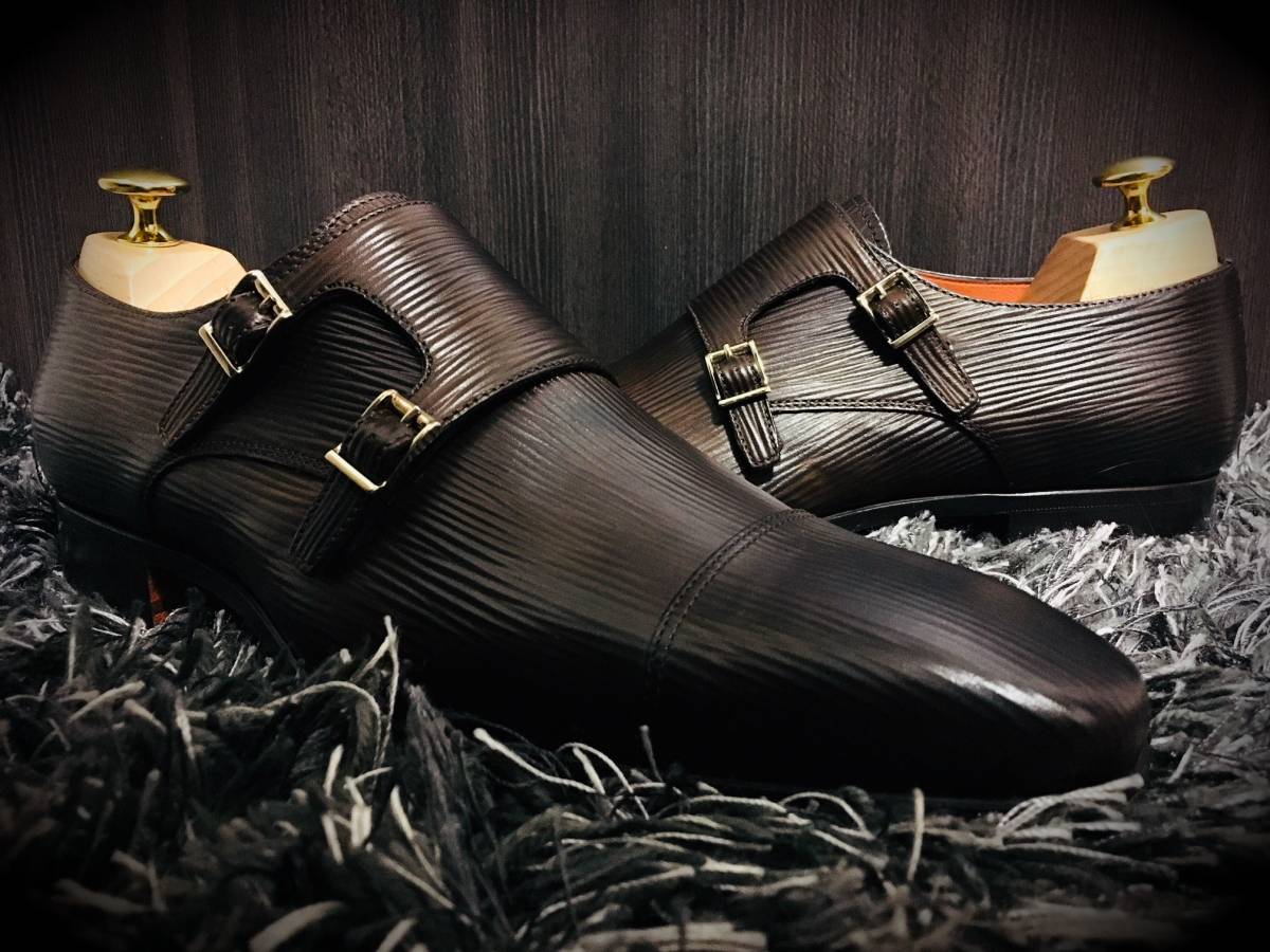 50%OFFSantoni ⁄ サントーニ｜ダブルモンクストラップ サントーニ 
