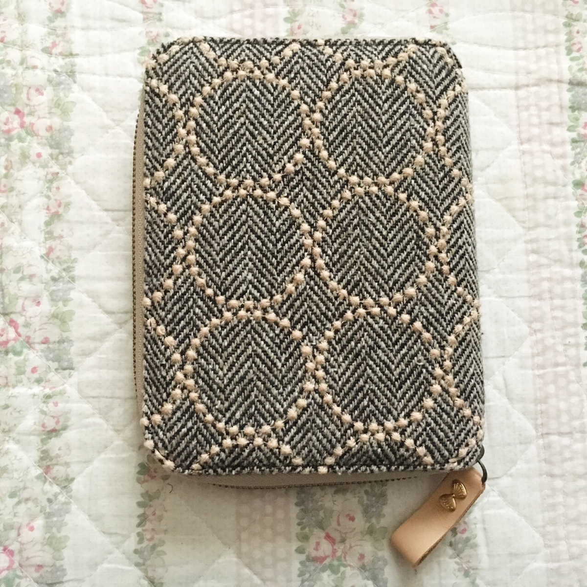 ほぼ日手帳カバー ミナペルホネン タンバリン オリジナル ジッパーズ