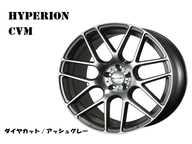 【値下げ】ハイペリオン CVM 19インチ タイヤセット 4本 HYPERION CVM ホイール 4本セット 19インチ 5/114.3 クラウン/セルシオ