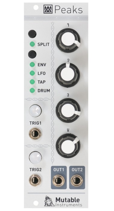 Mutable Instruments Peaks モジュラーシンセ Mutable instruments