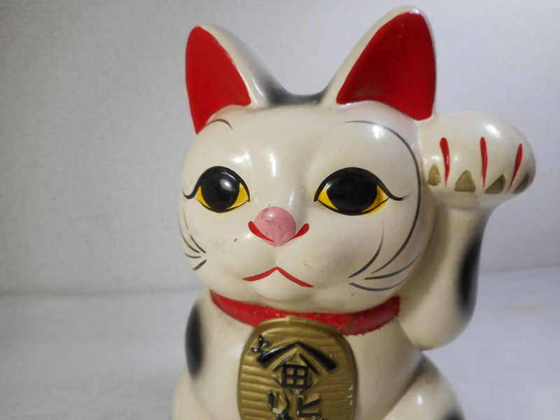 ヒゲタ醤油 招き猫 貯金箱 非売品 販売促進 ねこ 猫