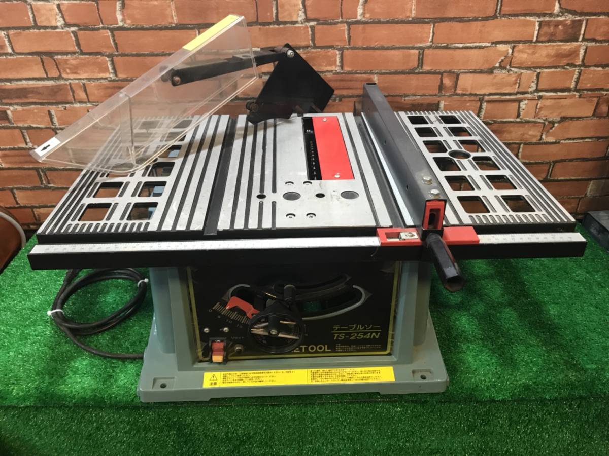 ナカトミ T374 中古美品!! ナカトミ テーブルソー TS-254N 電動工具 