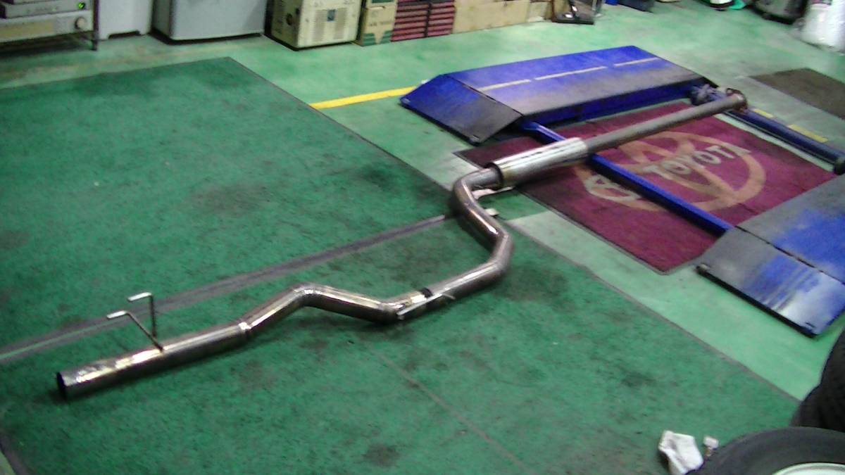 EK9 B16B B18C 純正形状　ワンオフ　レース用ステンレスマフラー　差し込み式　中古品　いかがですか。