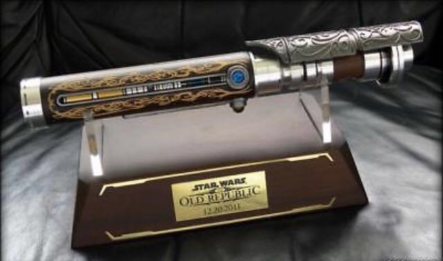 稀少 efx ライトセーバー 金属製 木製 ourgus old スターウォーズ MR