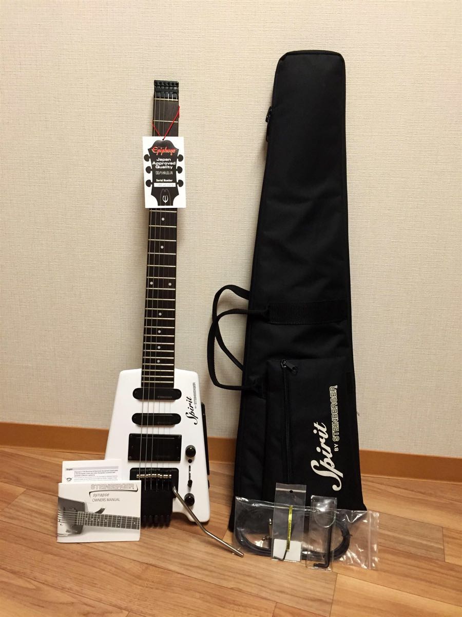 Steinberger Spirit GT-Pro Standard (WH) + ストリング アダプター
