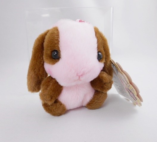 ぽてうさ ろっぴー　いちごしょこらちゃん　ボールチェーン付き　マスコット　ぬいぐるみ　　タグ付き　未使用