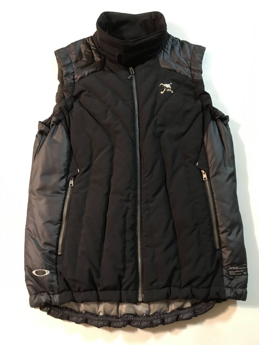 美品【オークリー】ベスト　スカル　OAKLEY　ゴルフウェア　ダウンベスト